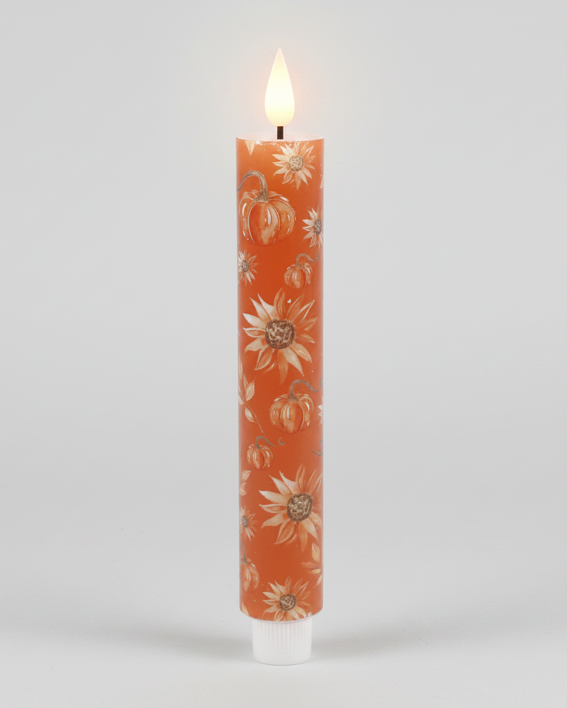 Shades of Autumn LED Taper Candle