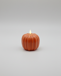 Orange Pumpkin LED Candle