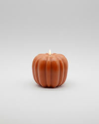 Orange Pumpkin LED Candle