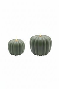 Green Pumpkin LED Candle