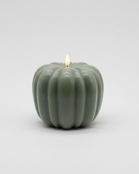 Green Pumpkin LED Candle