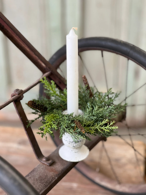 Prickly Pine Candle Ring 6"