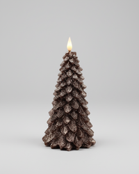 Bronze LED Christmas Tree Candle