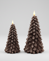 Bronze LED Christmas Tree Candle