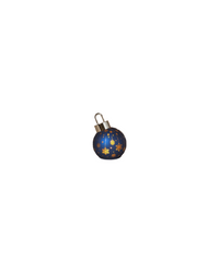 Light Up Laser Etched Glass Tabletop Ornament Navy