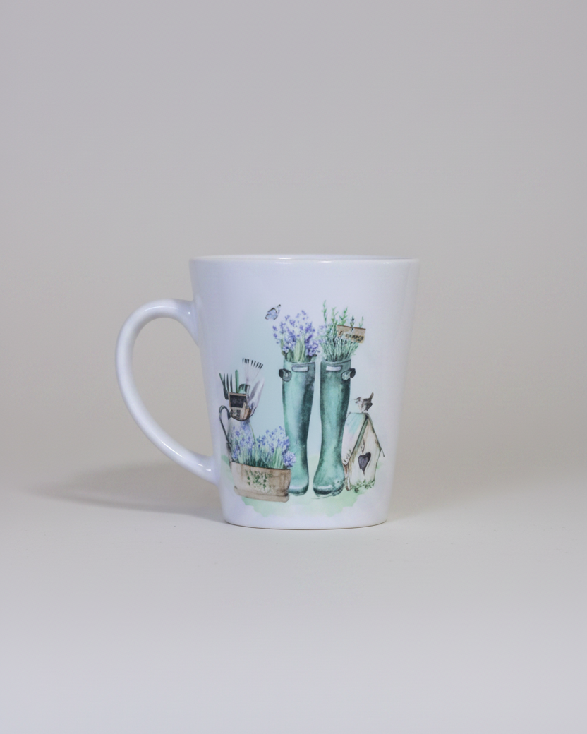 Country Garden Coffee Mugs - Garden Boots