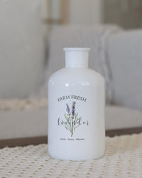 Lavender Glass Jar