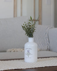 Lavender Glass Jar
