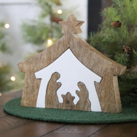 Layered Nativity Wood Block Set