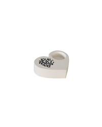 Lets Get Cozy Heart Tealight Holder Tan