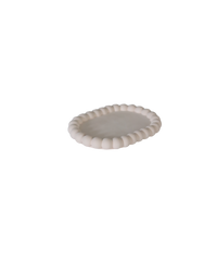 Oval Bubble Trinket Tray Beige
