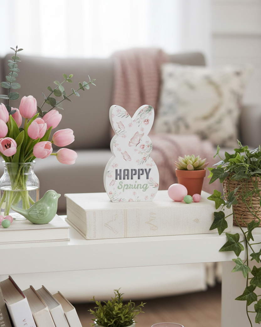 Light Up Bunny Cutout Block