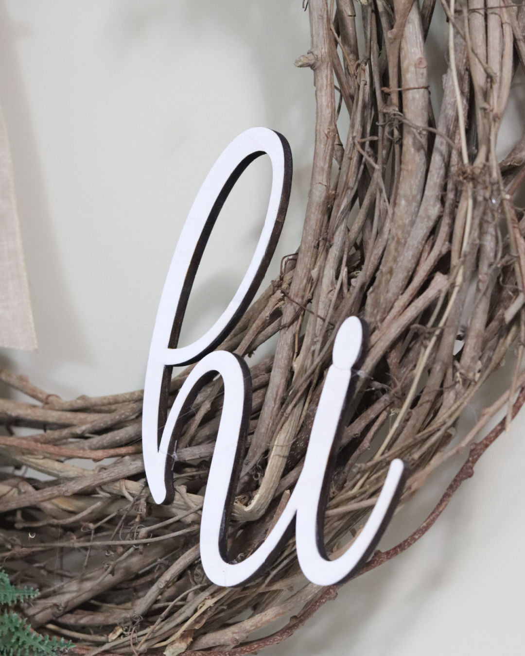 Hi Lilac and Lavender Fern Wreath
