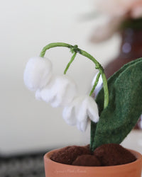 Mini Lily Of The Valley Felt Flower