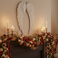 Metal Angel Wings 27"