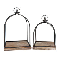 Metal and Wood Open Lantern With Final