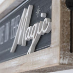 Reversible Magic and Happy Wood Sign