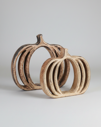 Mango Wood Pumpkin Cutout