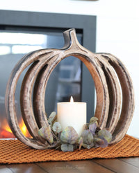 Mango Wood Pumpkin Cutout
