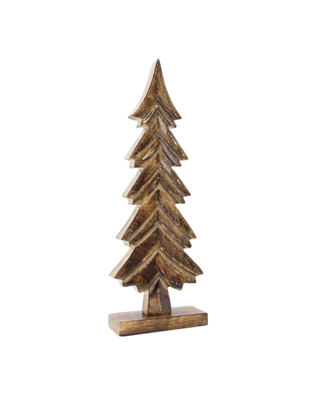 Dark Mango Wood Tree on Stand