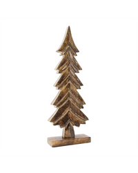 Dark Mango Wood Tree on Stand