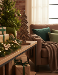 Dark Mango Wood Tree on Stand