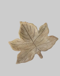 Wooden Maple Leaf Block