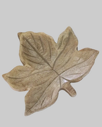 Wooden Maple Leaf Block