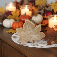 Wooden Maple Leaf Block