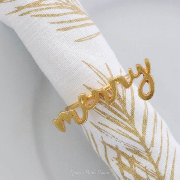 Napkin Ring Merry