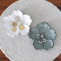 Metal Flower Catch All