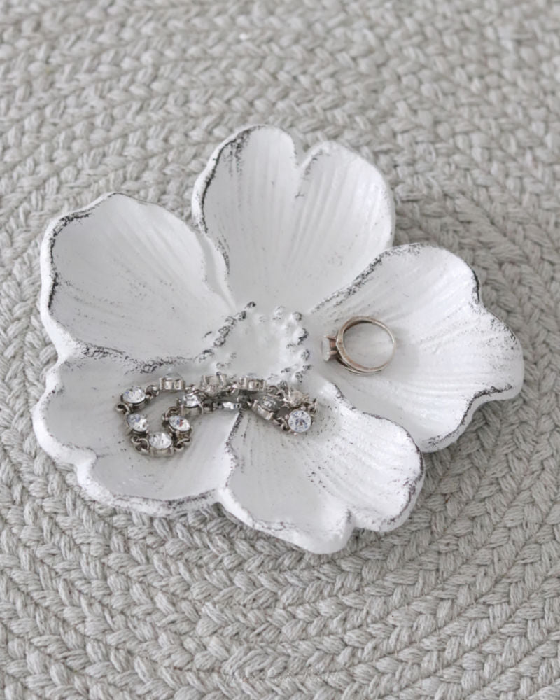 Metal Flower Catch All