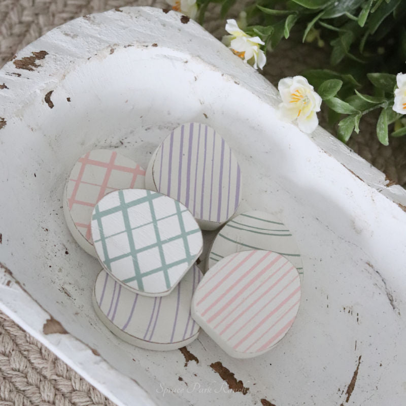 Mini Decorated Egg Wood Shape