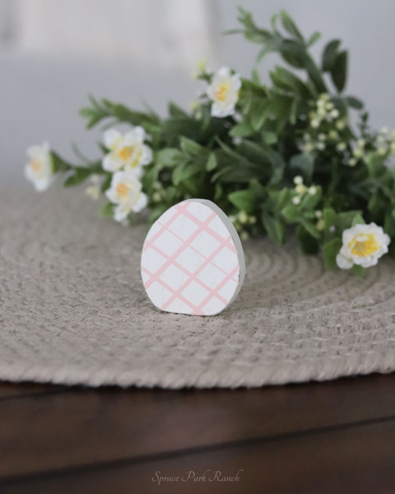 Mini Decorated Egg Wood Shape