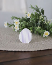 Mini Decorated Egg Wood Shape