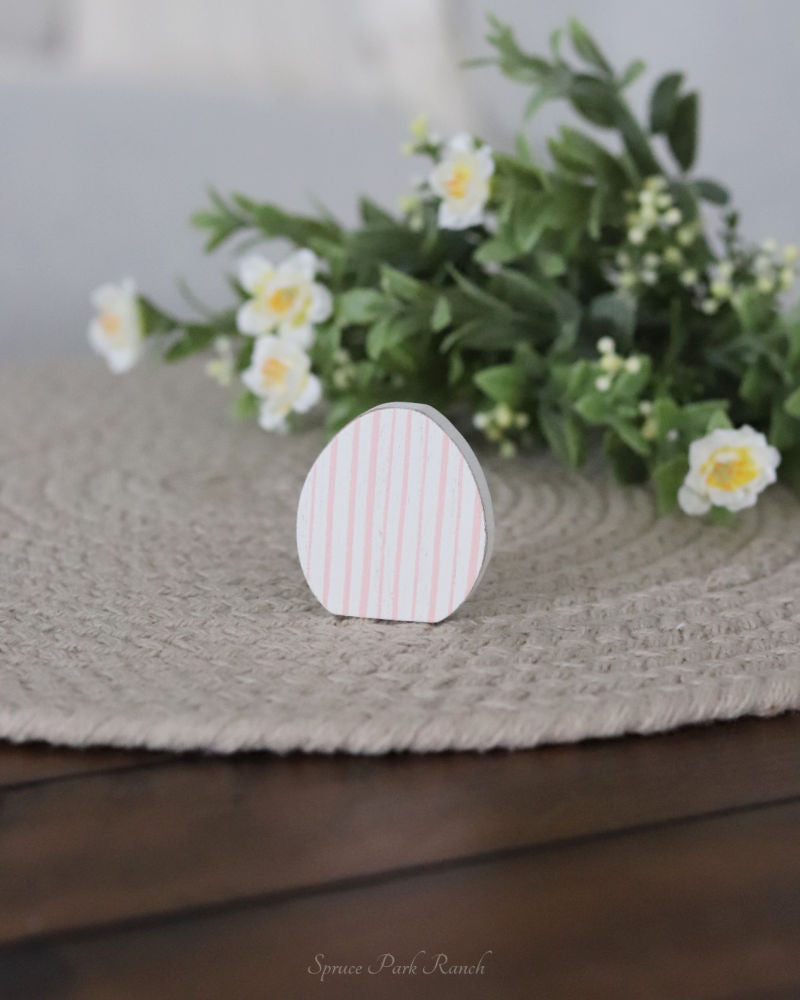 Mini Decorated Egg Wood Shape