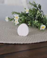 Mini Decorated Egg Wood Shape