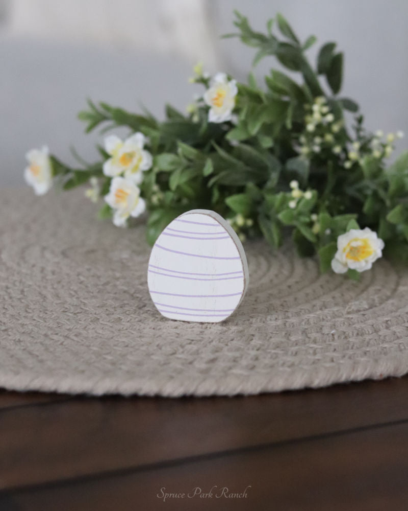 Mini Decorated Egg Wood Shape