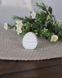 Mini Decorated Egg Wood Shape