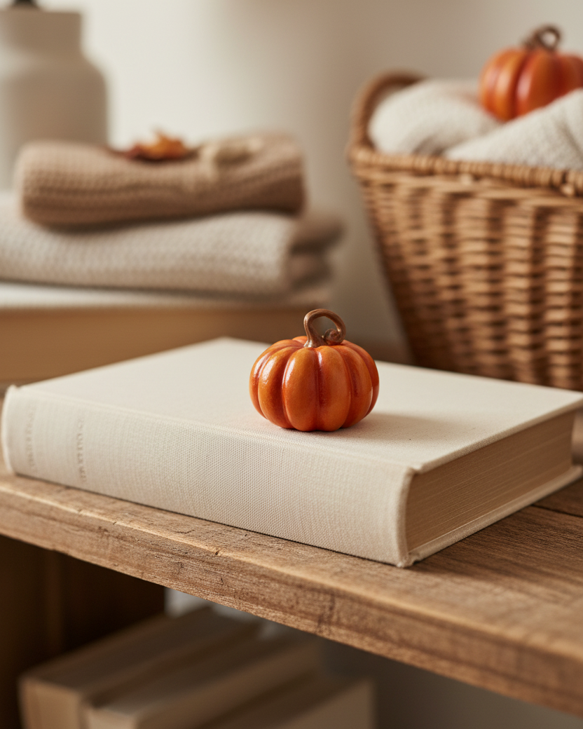 Mini Fall Resin Pumpkin