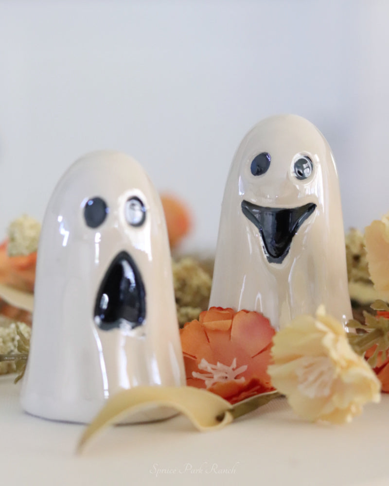 Mini Dolomite Pearlescent Ghost Figurine