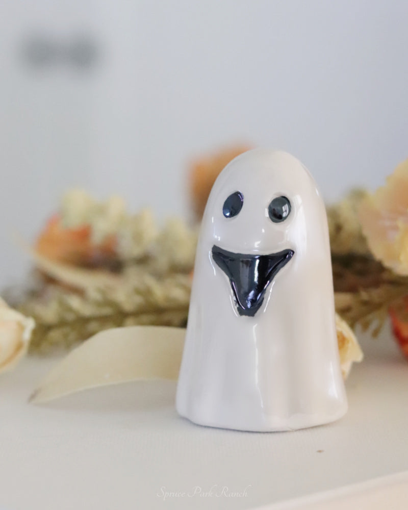 Mini Dolomite Pearlescent Ghost Figurine