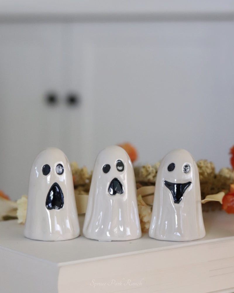 Mini Dolomite Pearlescent Ghost Figurine