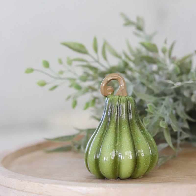 Mini Fall Resin Pumpkin