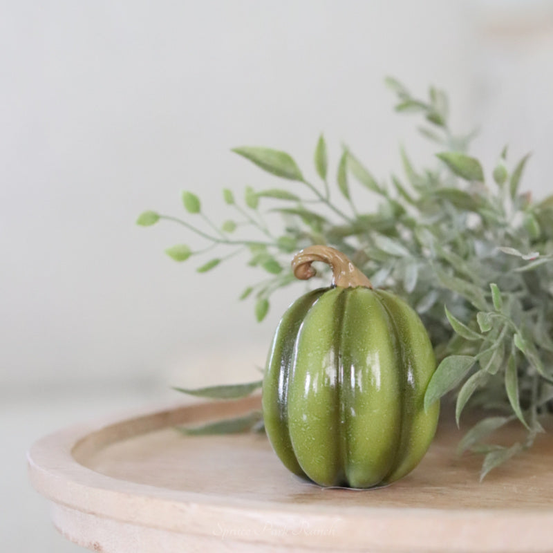 Mini Fall Resin Pumpkin