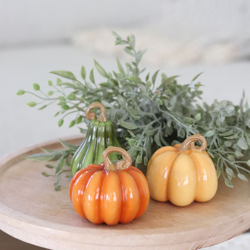 Mini Fall Resin Pumpkin