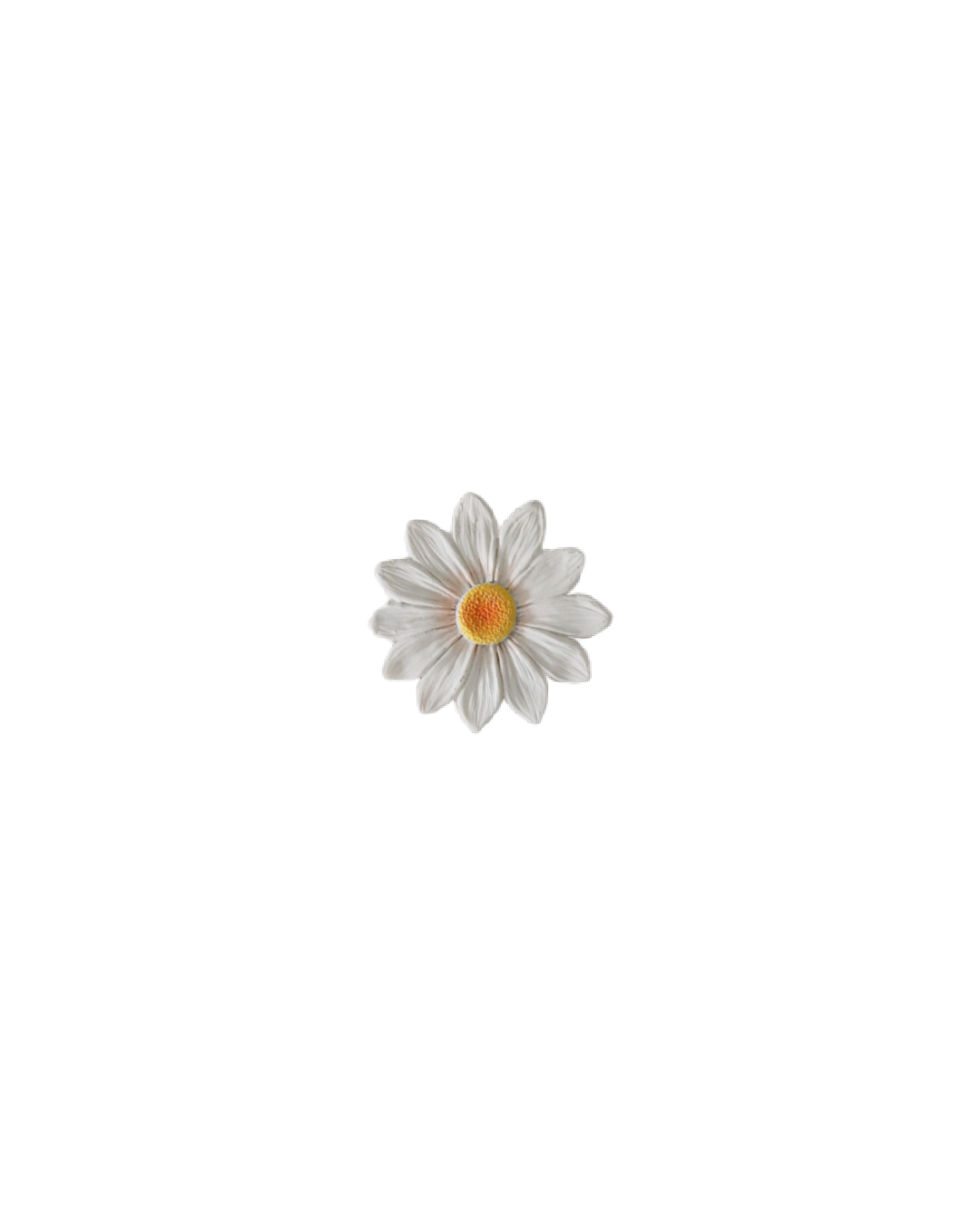 Mini White Resin Daisy