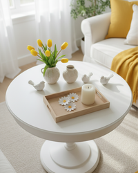 Mini White Resin Daisy