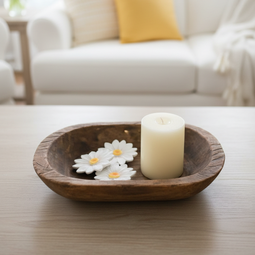 Mini White Resin Daisy