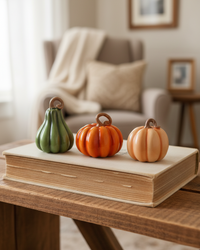 Mini Fall Resin Pumpkin